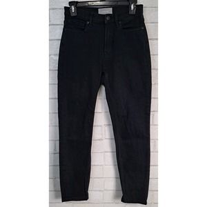 Everlane Jeans Women's Size 26 Black Ankle Denim Jeans Straight Leg Stretch